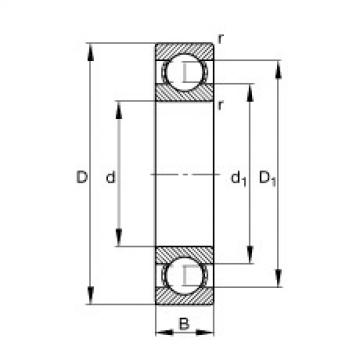 roulements 61906 FAG