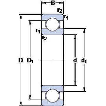 roulements 16013 SKF