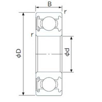 roulements 6210NSE NACHI