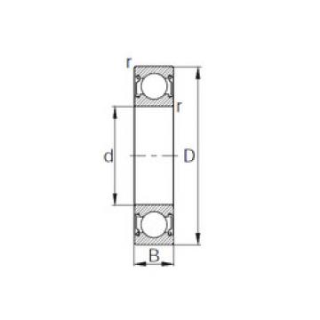 roulements 6017ZZ KBC