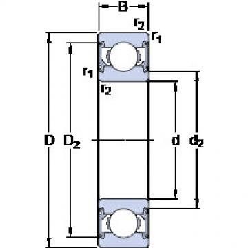 roulements 6003-2RSH SKF