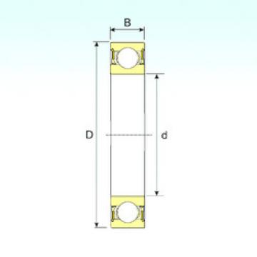 roulements 61824-2RZ ISB