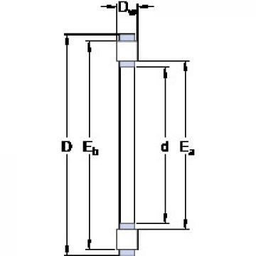 roulements K 81232 M SKF