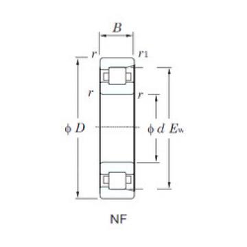 roulements NF207 KOYO