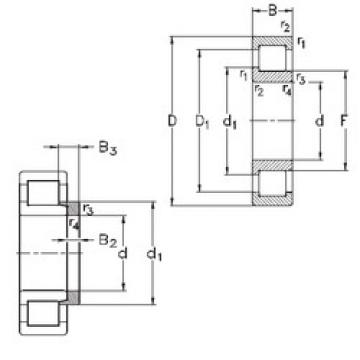 roulements NJ2305-E-TVP3+HJ2305-E NKE