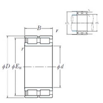 roulements NNCF5020V NSK