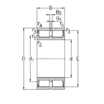 roulements NNCL4838-V NKE