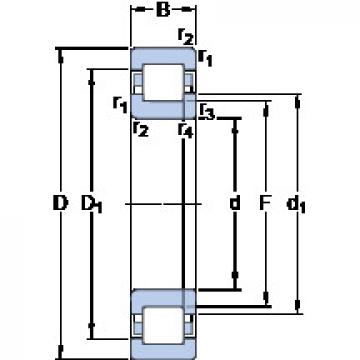 roulements NUP 306 ECML SKF