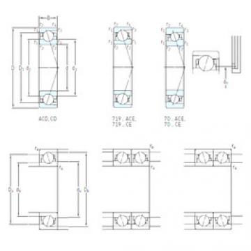 roulements 7210 ACD/P4A SKF