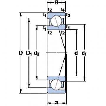 roulements 719/9 ACE/HCP4A SKF