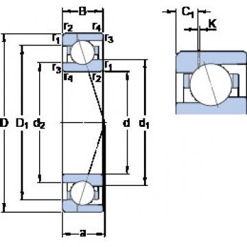 roulements 71909 ACE/HCP4AH1 SKF