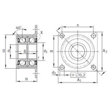 roulements ZKLR1244-2RS INA