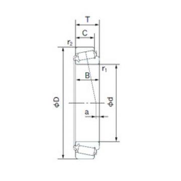 roulements 25580/25520 NACHI