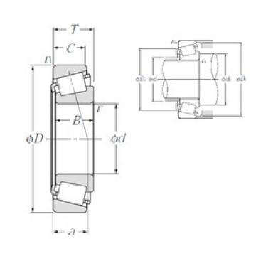 roulements 4T-07100/07204 NTN