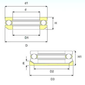 roulements 53316 U 316 ISB