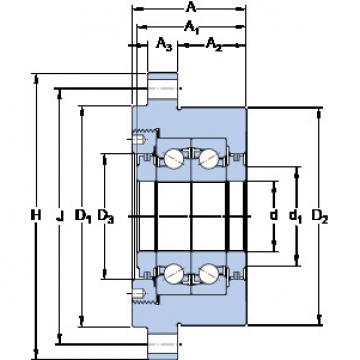 roulements FBSA 210/DF SKF