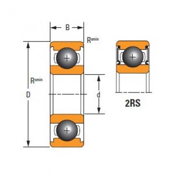  Thin Section61703-2RS TIMKEN