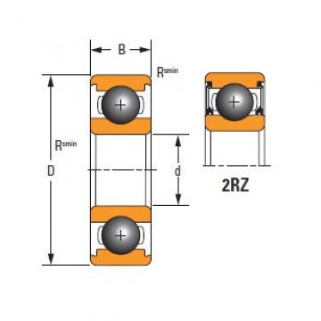  Thin Section61808-2RZ-C3 TIMKEN