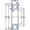 roulements 628/5-2Z SKF #1 small image