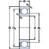 roulements 6011-RS1 SKF