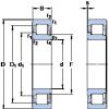 roulements NJ 307 ECM SKF #1 small image