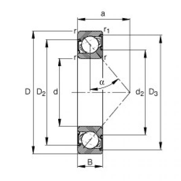 roulements 7210-B-2RS-TVP FAG #1 image