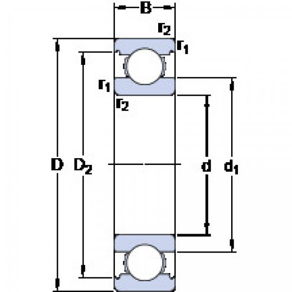 roulements 6017 SKF #1 image