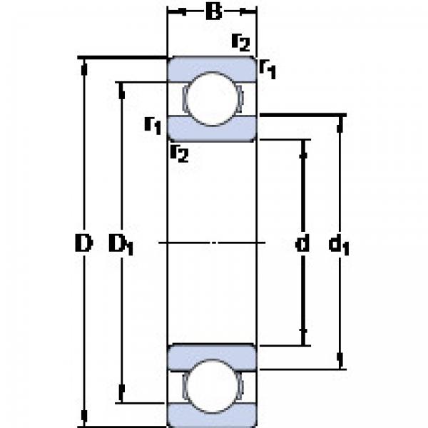 roulements 16013 SKF #1 image