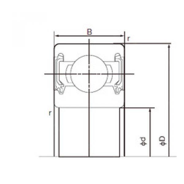 roulements 6218-2NK NACHI #1 image