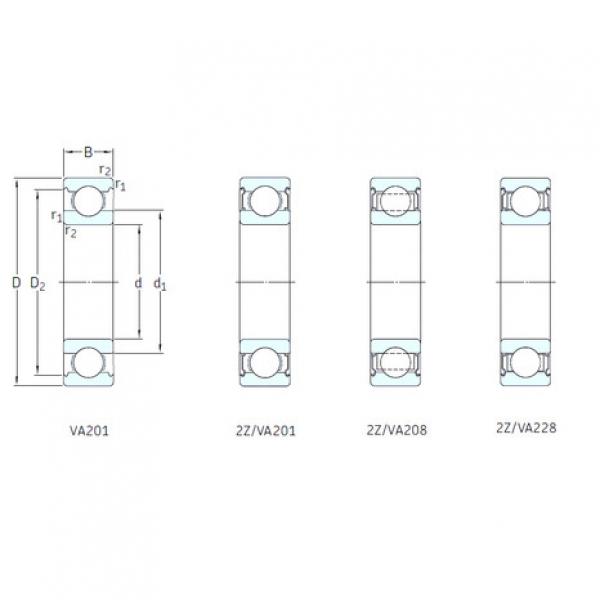 roulements 6003-2Z/VA201 SKF #1 image