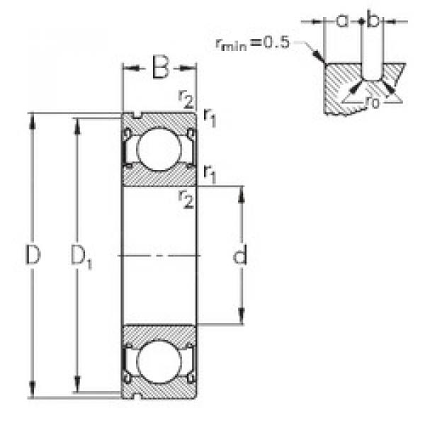 roulements 6200-2Z-N NKE #1 image