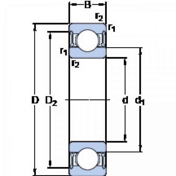 roulements 61818-2RZ SKF #1 image