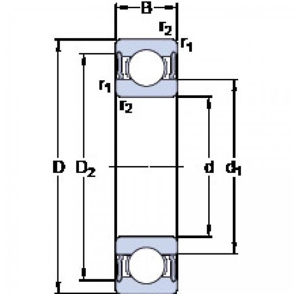 roulements 6312-2RS1 SKF #1 image