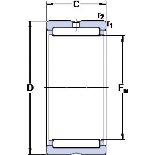 roulements NK 105/36 SKF #1 image