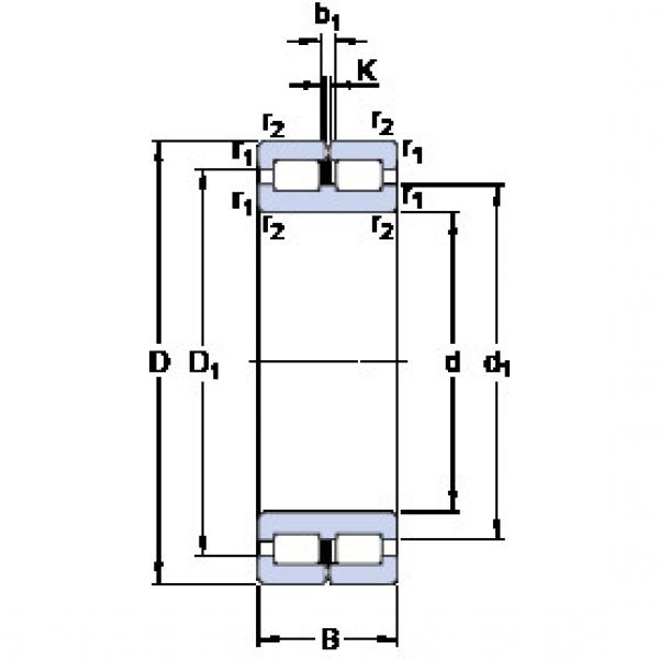 roulements NNC 4848 CV SKF #1 image