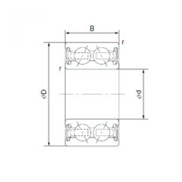 roulements 4608-7AC2RS CYSD #1 image