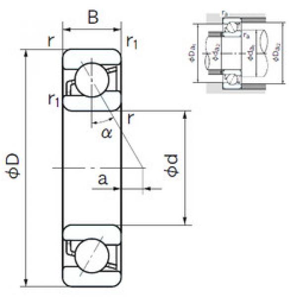 roulements 7205B NACHI #1 image