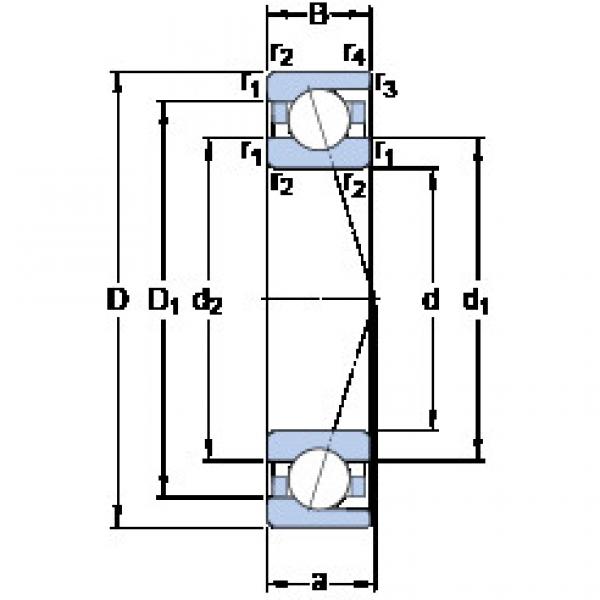 roulements 71826 ACD/P4 SKF #1 image