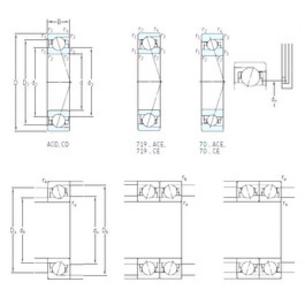 roulements 7210 ACD/P4A SKF #1 image