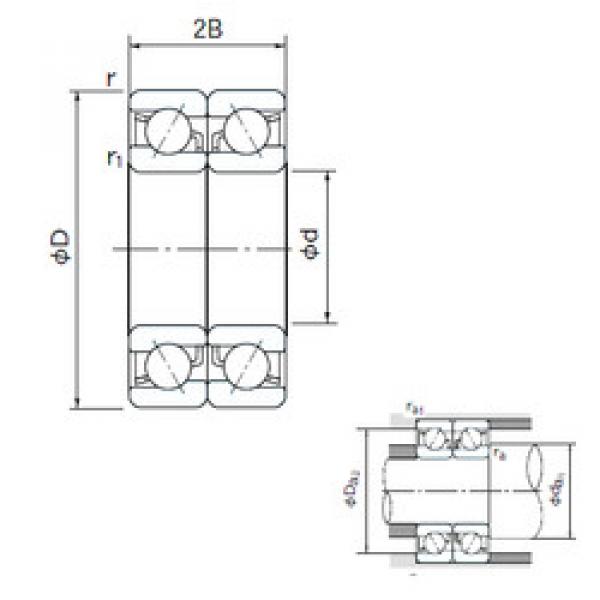 roulements 7204CDB NACHI #1 image