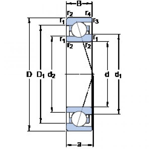 roulements 719/9 ACE/HCP4A SKF #1 image