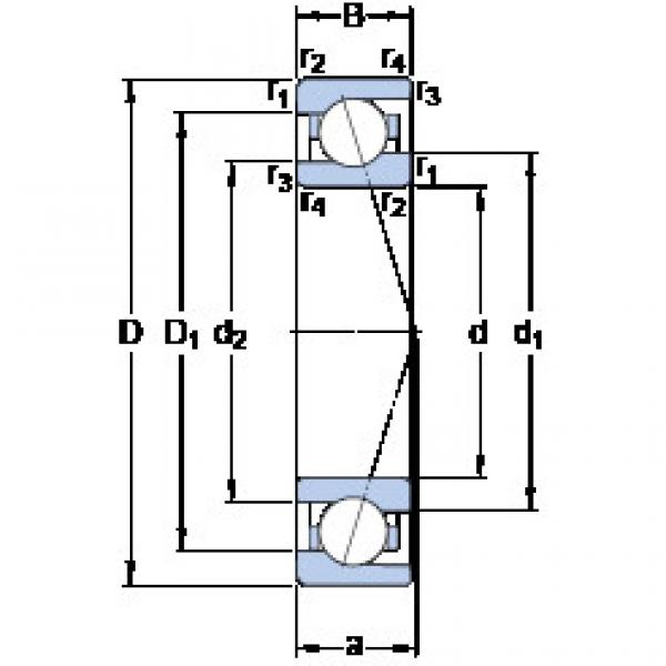 roulements 71912 CE/HCP4A SKF #1 image