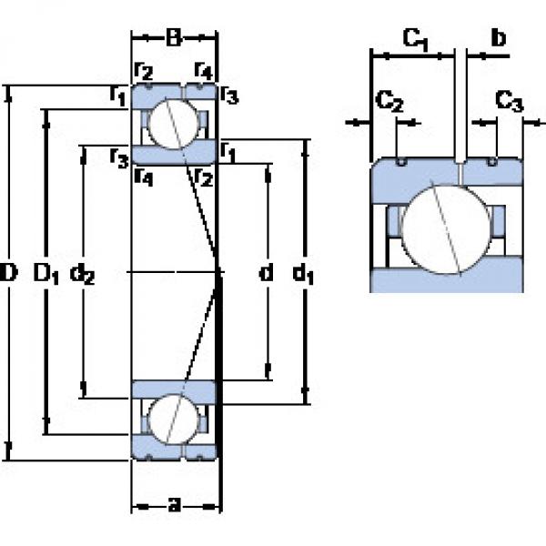 roulements 71916 ACE/HCP4AL SKF #1 image