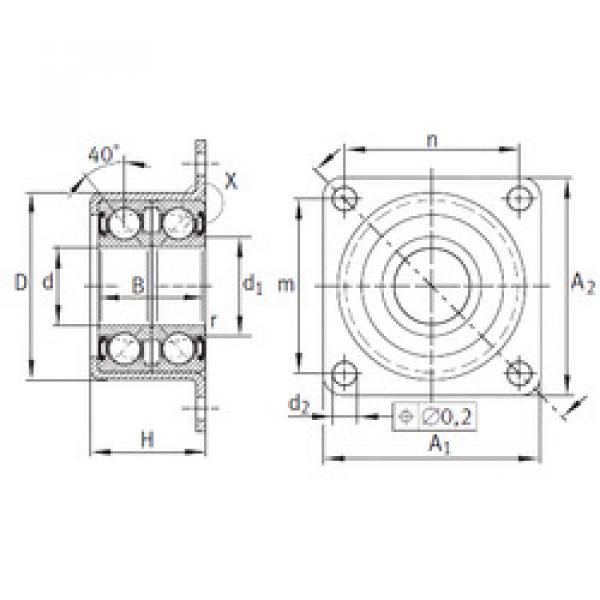 roulements ZKLR1244-2RS INA #1 image