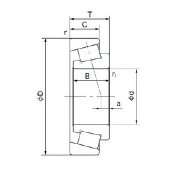 roulements 32038ED NACHI #1 image