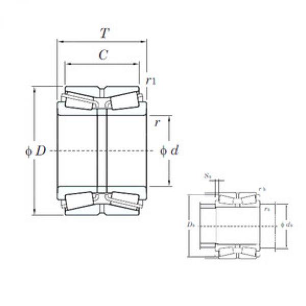 roulements 46T30314DJR/57 KOYO #1 image