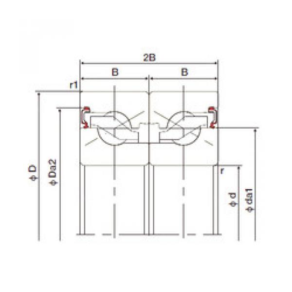 roulements 17TAB04DB-2LR NACHI #1 image