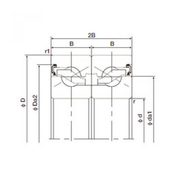 roulements 40TAB07DB-2NK NACHI #1 image