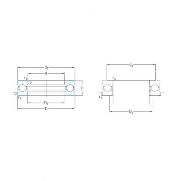 roulements 51224 SKF #1 image