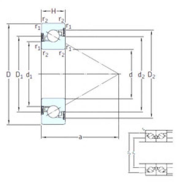 roulements BSD 2562 CG-2RZ SKF #1 image